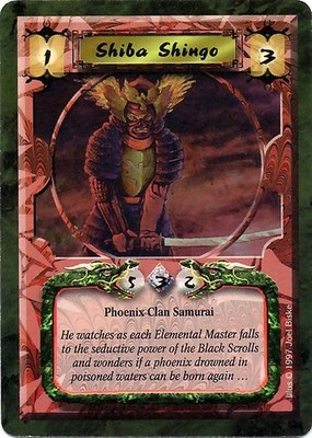 Shiba Shingo - Crimson & Jade - Legend of the Five Rings CCG