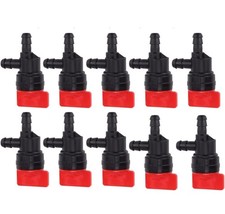 10pcs 1/4" InLine 90 degree Fuel Gas Cut-Off/Shut-Off Outdoor Small Engine Valve