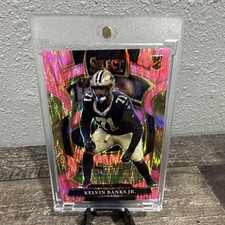 Panini 2025 Select Football Concourse Pink shock Kelvin Banks Jr. #42 Saints NFL