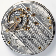 ROCKFORD SUPERIOR WISCONSIN PRIVATE LABEL 17J 18S HUNTING CASE POCKET WATCH MVT