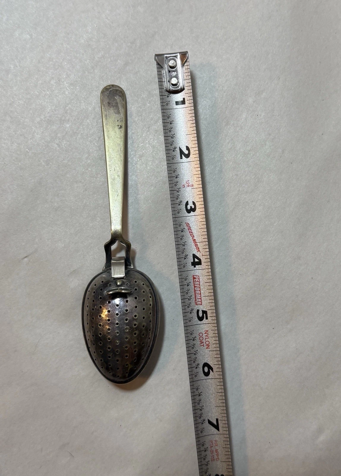 L.F. & Son England Silver Plate Tea Strainer Spoon Loose Leaf Tea Infuser
Opens in a new window or t