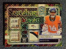 2024 Panini Spectra Building Blocks Troy Franklin Rookie Prizm /25 Broncos KHH 