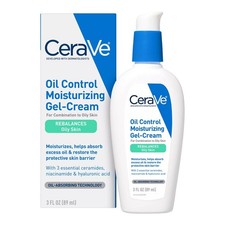 CeraVe Oil Control Moisturizing Gel-Cream Rebalances Oily Skin 3 PACK 3 oz each