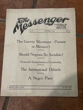 Rare! The Messenger A Journal of Scientific Radicalism Vol.  II # 9 Oct 1920