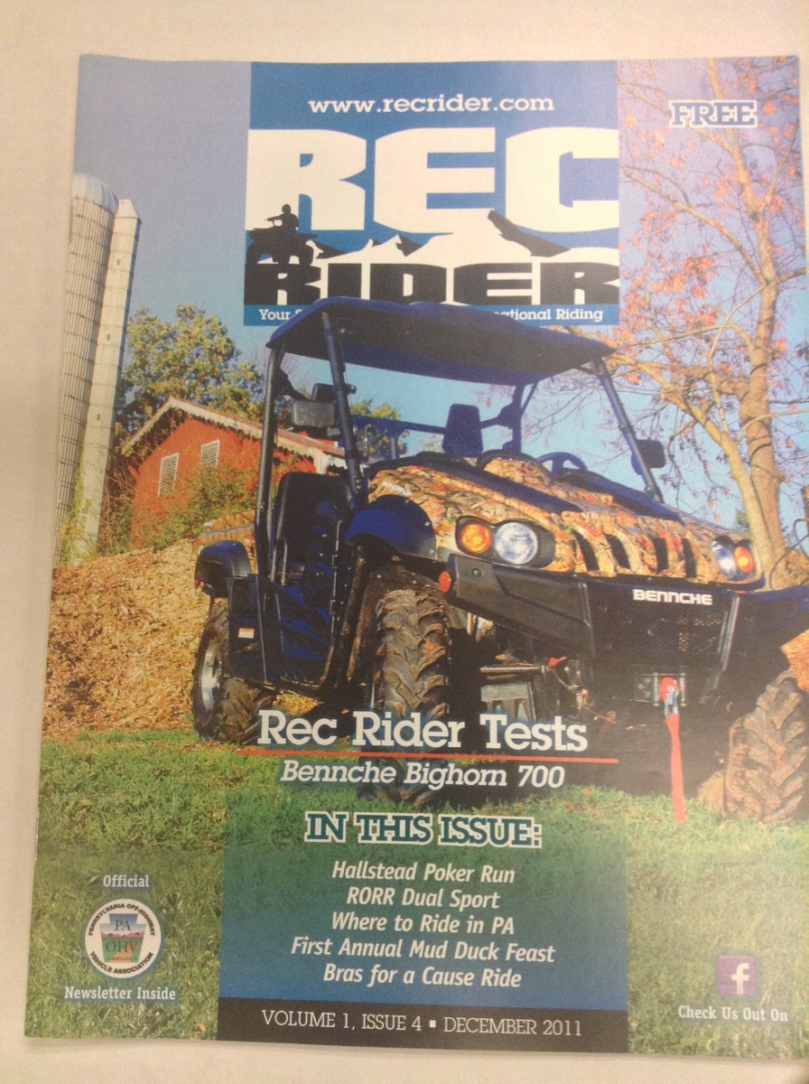 Rec Rider Magazine Bennche Bighorn 700 December 2011 051717nonr