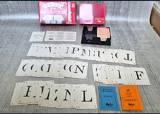 Jeu Lexicon Luxe Miro complet vintage avec règles cartes lettres boîte rouge