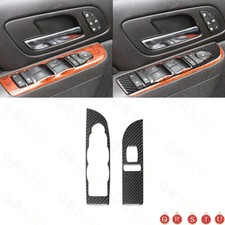 Tapicería de control de puerta delantera de fibra de carbono tipo B para Silverado/tahoe/sierra 2007-2014