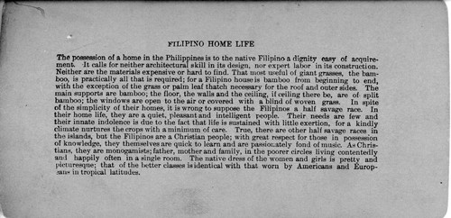 Una casa Pilipino cerca de Manila - Islas Filipinas - Estereografía - Imagen 2 de 2