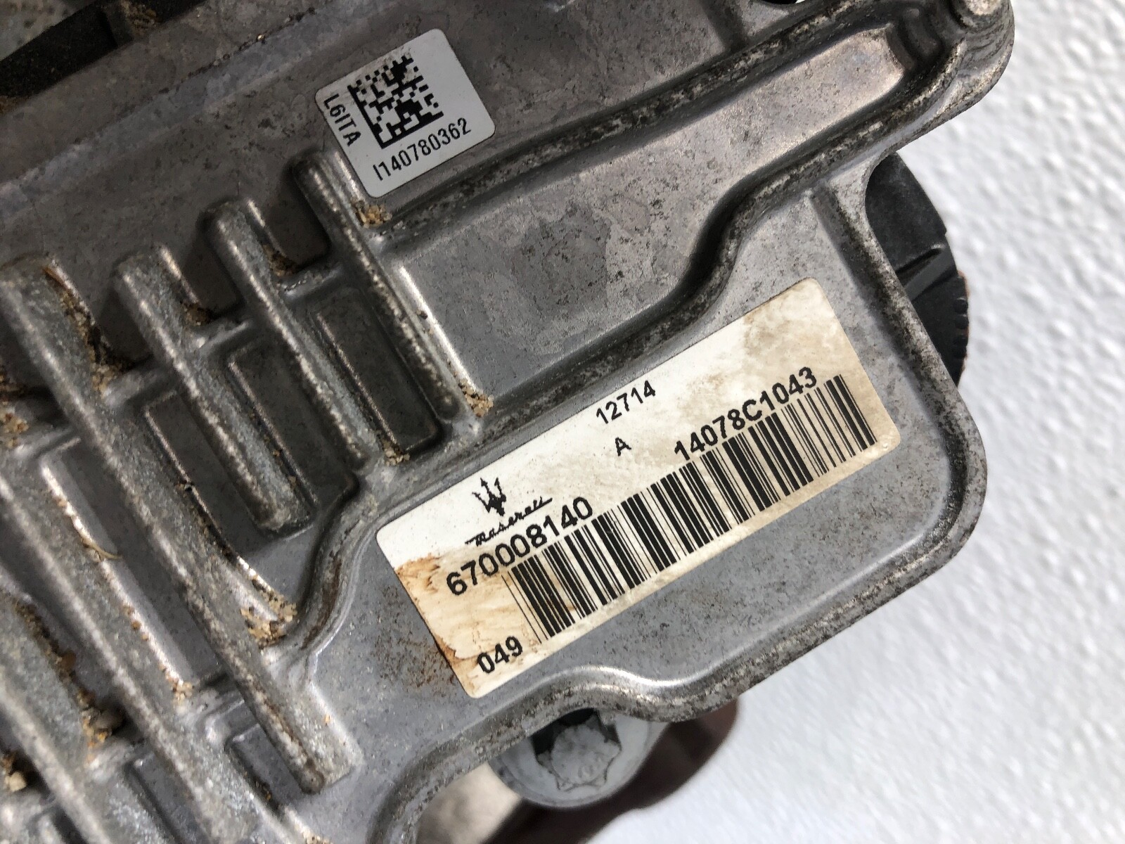 2014-2020 MASERATI QUATTROPORTE 3.0L AWD TRANSMISSION W/ TRANSFER CASE OEM 74K.
