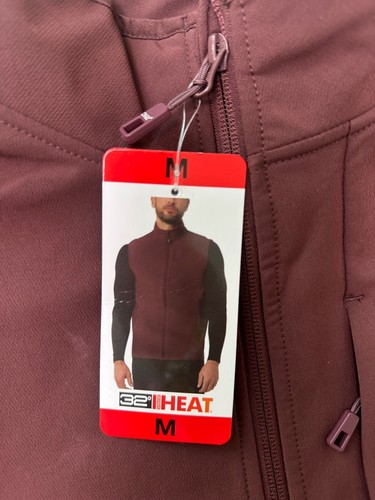 32 Degrees Heat Men's Tech Vest Midweight Red M - Picture 3 of 8
