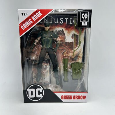 McFarlane Toys DC Direct Page Punchers Injustice 2 Green Arrow Figure New Sealed