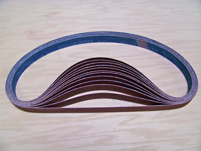 PREMIUM  A/O,  X-WEIGHT  SANDING  BELTS  1'' X 42'',  10 - PACK,   60-GRIT