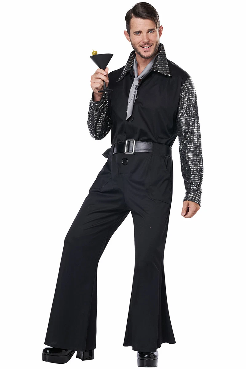 Disco Jumpsuit + Belt Blue Male Disco Jumpsuit + Belt Blue Male