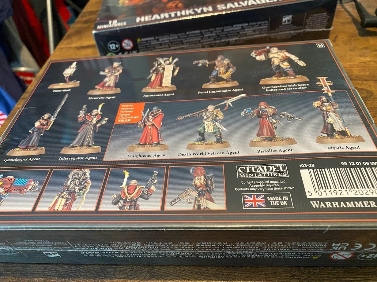 Warhammer Kill Team: Inquisitorial Agents / Imperial Inquisition Single Models