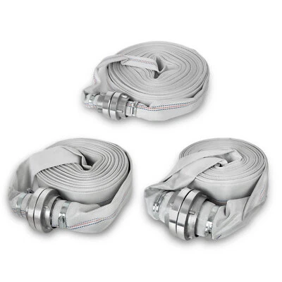 EBERTH Tuyau de refoulement 1"-3", 10m - 30m, Tuyau plat avec raccord Storz - Photo 1/4