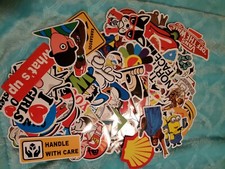 25 pcs RANDOM Skateboard Sticker Graffiti Laptop Car Luggage Decals Stickers
