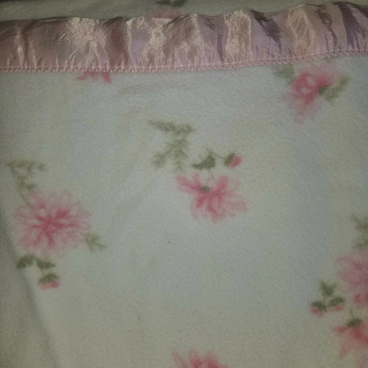 Pink floral blanket sale