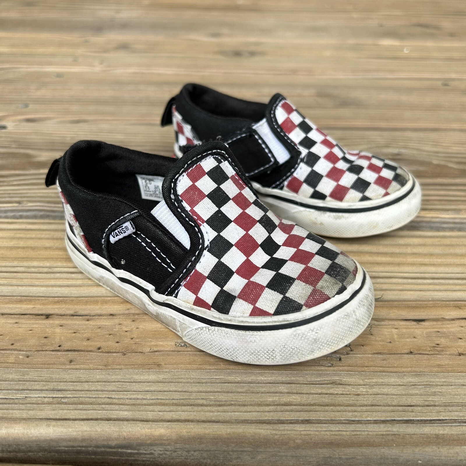 vans old skool rouge a carreaux