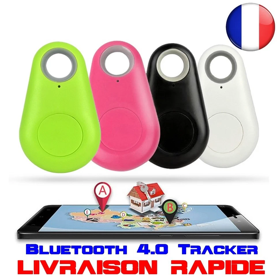 ✅Smart Tag Sans Fil Bluetooth 4.0 Tracker Sac Portefeuille animal Key Finder GPS