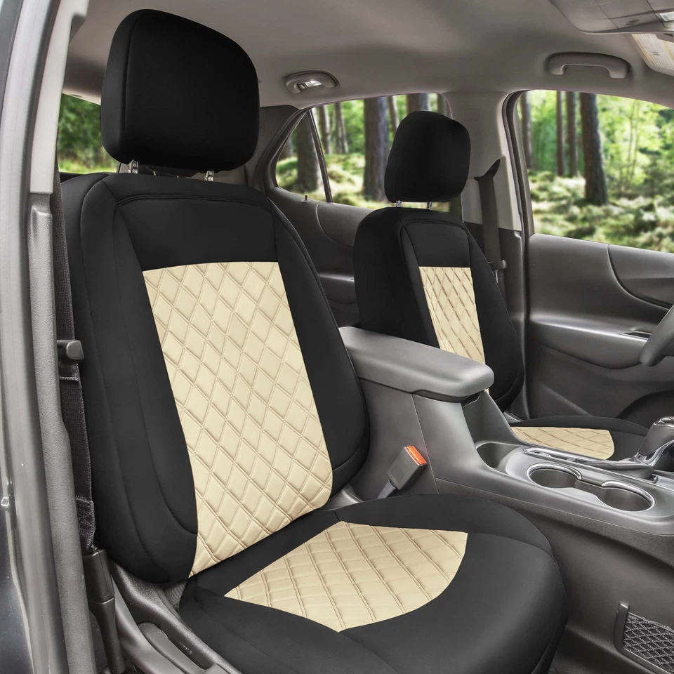 Juego completo de fundas de asiento de auto de neopreno de ajuste personalizado FH Group Chevrolet Equinox 2018-2023 Foto 4 de 4