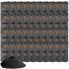 40 x 25kg Kaltasphalt 0-8 mm Reparaturasphalt Asphalt Kaltmischgut 1000kg TOP
