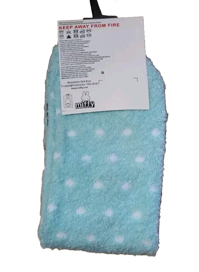 Ex Primark Ladies Miffy 1 Pair Gripper Cosy Lounge Socks Slipper Bed Warm Sock - Image 3 of 4