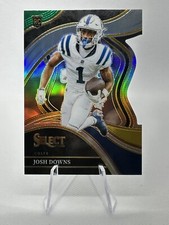 2023 Panini Select Football Josh Downs RC Green Yellow Die-Cut #251 Colts