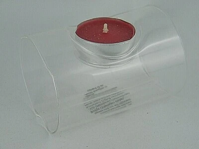 Deko Glas Design modern rund bauchig mit Kerze Teelichthalter - Bild 1 von 4