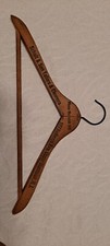 Vintage Wood Suit Hanger Schait  Son Tailors  Cleaners 16" W