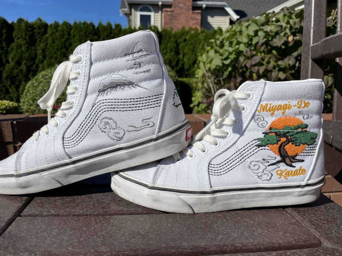 Vans X Cobra Kai Sk8-Hi Miyagi Do Shoes Karate Men's Size 6.5
