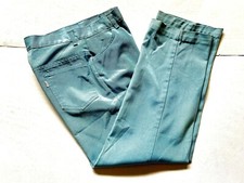 LEVI BABY BLUE SLACKS BLACK  BIG E WHITE TAG  STA-PREST. LEVI'S FOR GIRLS