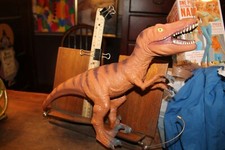 Large 21" Velociraptor Dinosaur Action Figure 2014 Soft Plastic