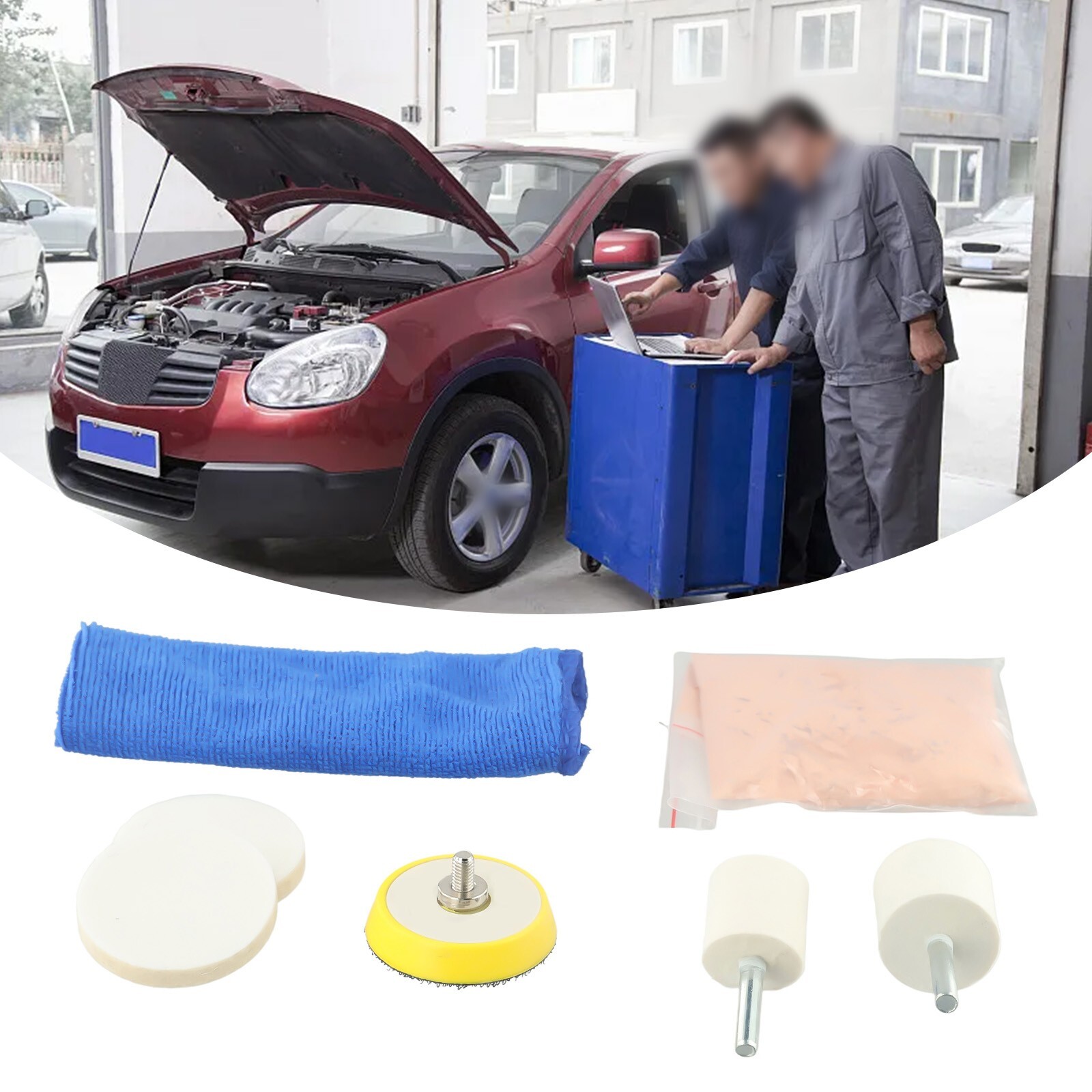 Professional Car Windshield Glass Polishing Kit with Cerium Oxide