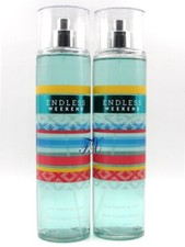 BATH  BODY WORKS ENDLESS WEEKEND BODY MIST SPRAY 8 FL OZ LOT OF 2 PCS 