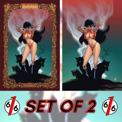    VAMPIRELLA STRIKES #5 TIM SALE Modern Icon Ratio Variant Set 1:10 & 1:15