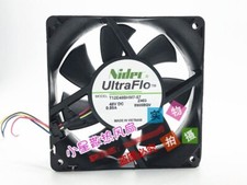 NIDEC 12CM T12E48BHM7-57 DC48V 0.59A 4-wire converter cooling fan