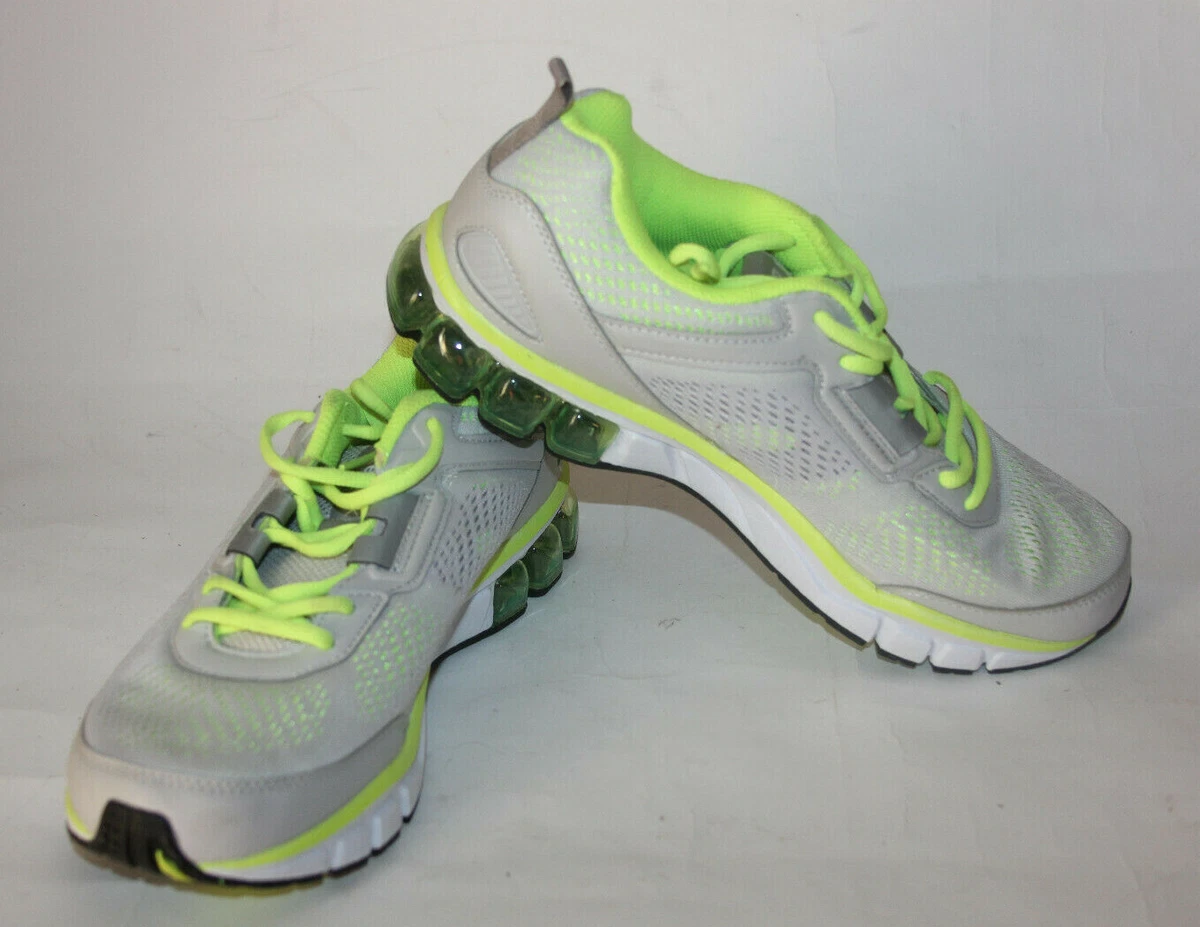 Reebok 12.9 DYNAMIC Running Shoes Neon &amp; Gray 10 | eBay