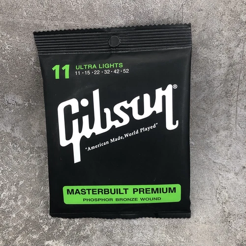 Gibson Acoustic Guitar Strings Super Ultra Lights Phosphor Bronze Wound