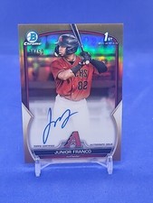 2023 Bowman Chrome Junior Franco 1st  Auto True Gold /50