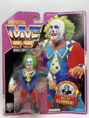 1993 WWF Doink The Clown Figure Factory Sealed...