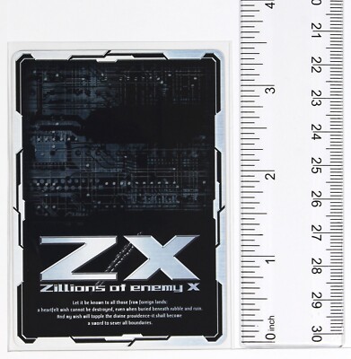 Z/X Zillions of Enemy X Holo Card TCG E04-055 SR Nippon Ichi