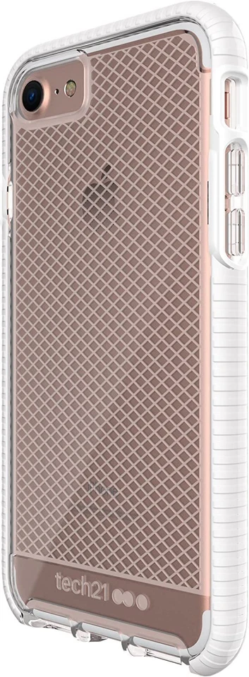 tech21 Evo Check Case for iPhone 7 / 8 / SE (2020 & 2022) - Clear / White - Image 2 of 3