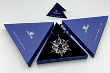 2007 SWAROVSKI CRYSTAL Star Snowflake CHRISTMAS ORNAMENT Boxed