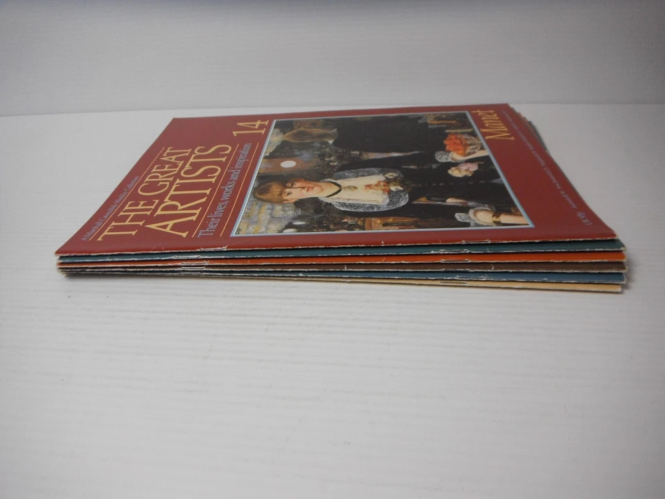 The Great Artists Magazines 14 - 19 Whistler Manet Friedrich Degas Rossetti - Image 4 of 4