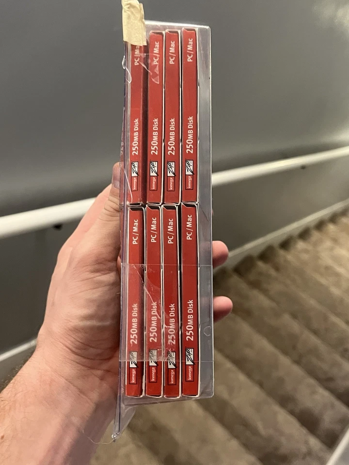 LOTE DE 8: Discos Iomega Zip 250 MB Mac/PC NUEVOS Foto 2 de 4