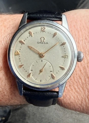 1959 Omega Pre Seamaster Cal. 268 Manual Wind SEAHORSE STAINLESS 35mm Clean Dial