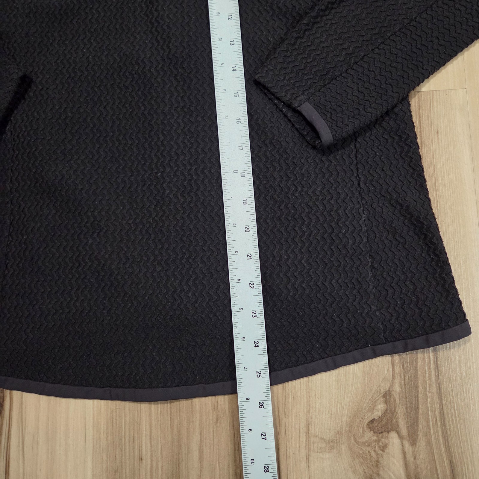 Patagonia Women's R1 Air Hoody Jacket Size M Black Full Zip Fleece Waffle thumbnail 11