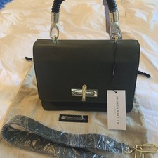 Amanda Wakeley The Braided Handle Robbie Leather Top Handle/shoulder Bag BNWT