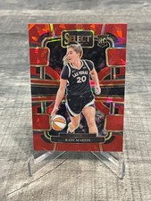 2024 WNBA Select - Kate Martin - Red Cracked Ice Prizm RC