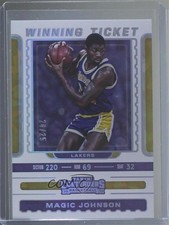 2019-20 Panini Contenders Winning Ticket Cracked Ice 20/25 Magic Johnson HOF y8a